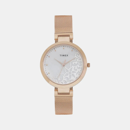 Timex Fashion  Mother of Pearl Dial Women's Watch -TW000X220