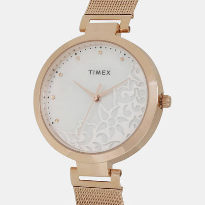Timex Fashion  Mother of Pearl Dial Women's Watch -TW000X220