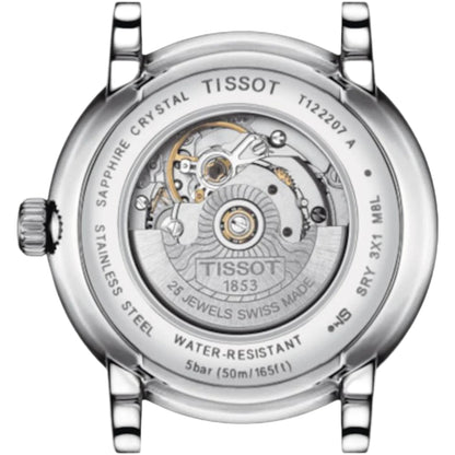 Tissot Carson Silver Dial Analog Automatic Women's Watch T1222071103100