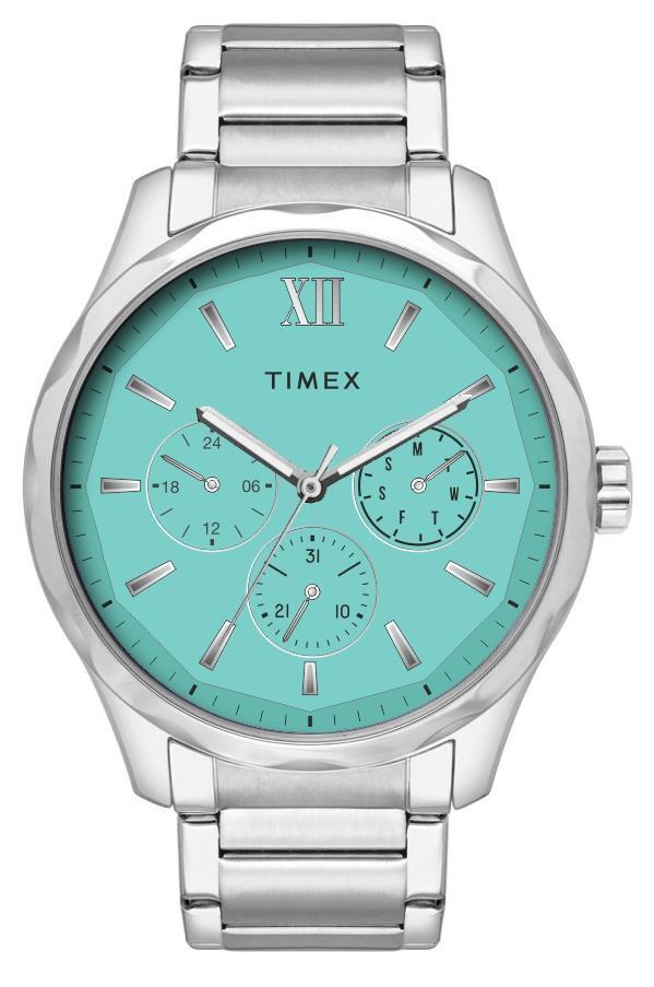 TW00PR326 Timex | Tiffany Blue Dial St Steel Bracelet Watch Set