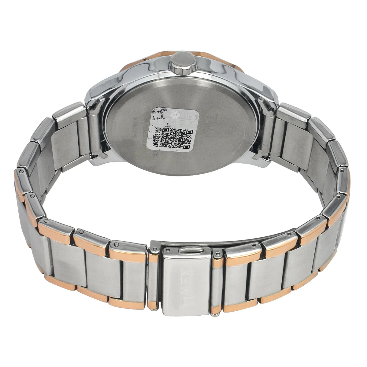 Timex Men Multifunction Silver Round Brass Dial Watch- TW0TG7618