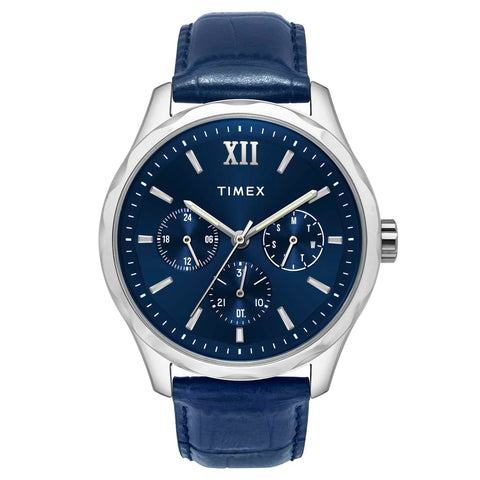 Timex Men Blue Round Dial Analog Watch - TW0TG7632 - Buy Now at Sai Creations Watches