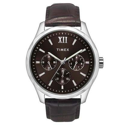Timex Quartz Brown Round Dial Analog Men Watch - TW0TG7633