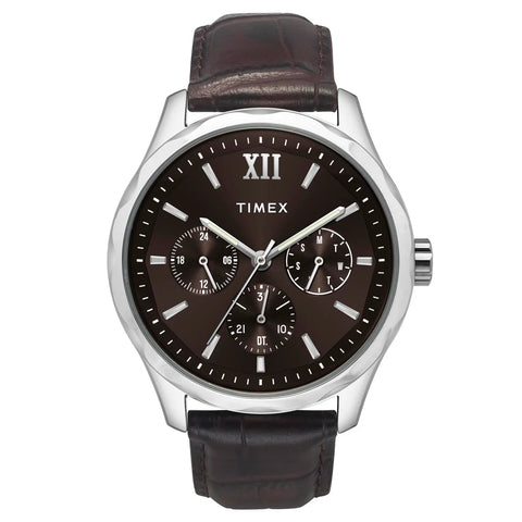 Timex Quartz Brown Round Dial Analog Men Watch - TW0TG7633 - Buy Now at Sai Creations Watches