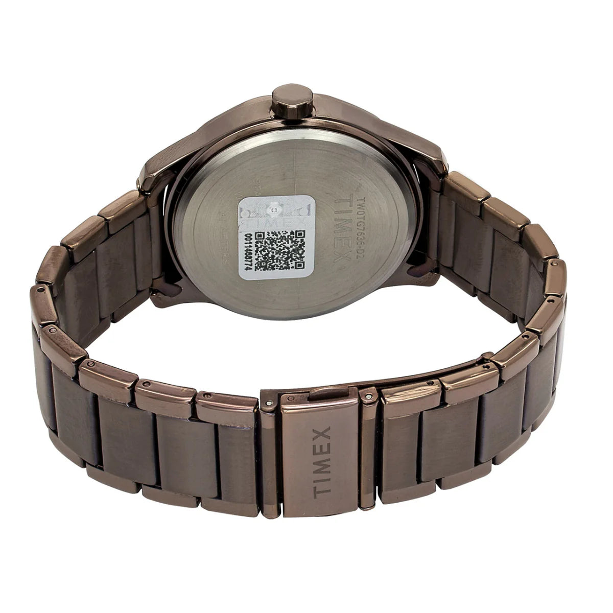 Timex Brown Round Dial Analog Stainless Steel Men's Watch - TW0TG7636
