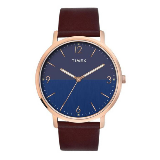 Timex Nexus Blue Dual finish Dial Analog Men's Watch - TW0TG8030