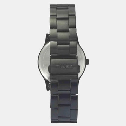 Timex Men's Black Dial Analog Stainless Steel Watch TW0TG8304