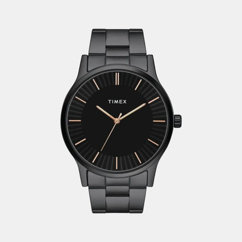 Timex Men's Black Dial Analog Stainless Steel Watch TW0TG8304 - Buy Now at Sai Creations Watches