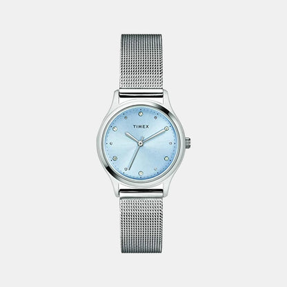 Timex Women's Blue Analog Stainless Steel Watch TW0TL8708
