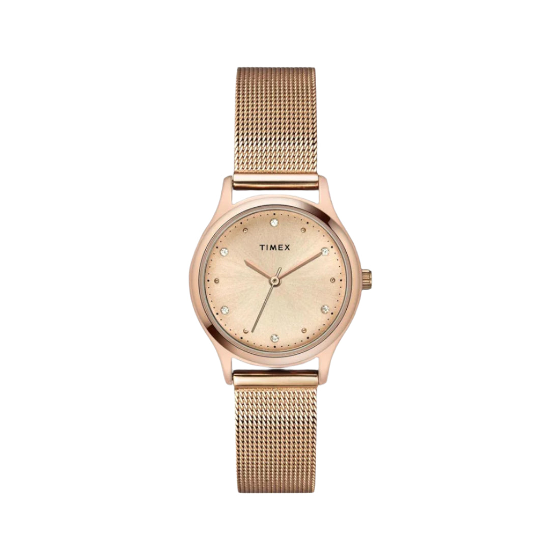 Timex Women's Rose Gold Analog Stainless Steel Watch TW0TL8710