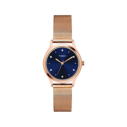 Timex Women's Blue Dial Analog Stainless Steel Watch TW0TL8711