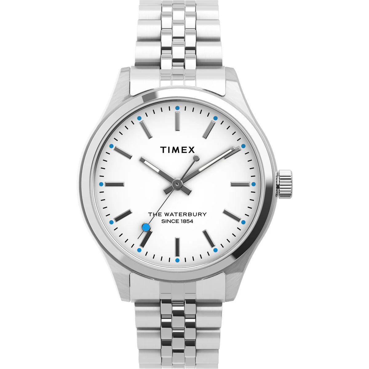 TW2U23400UJ Timex | Waterbury White Round Dial Analog Watch (Women)