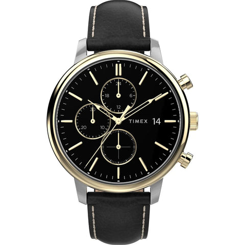 TW2U39100UJ Timex | Trend Black Dial Round Case Quartz Analog (Men) - Buy Now at Sai Creations Watches