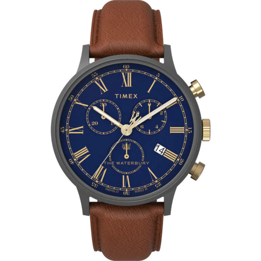 TW2U88200UJ Timex | Trend Blue Dial Round Case Quartz Analog (Men)