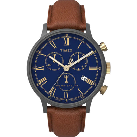 TW2U88200UJ Timex | Trend Blue Dial Round Case Quartz Analog (Men) - Buy Now at Sai Creations Watches