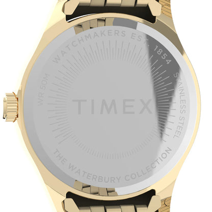 Timex Trend Waterbury Orange Dial Analog Women's Watch - TW2V31800UJ