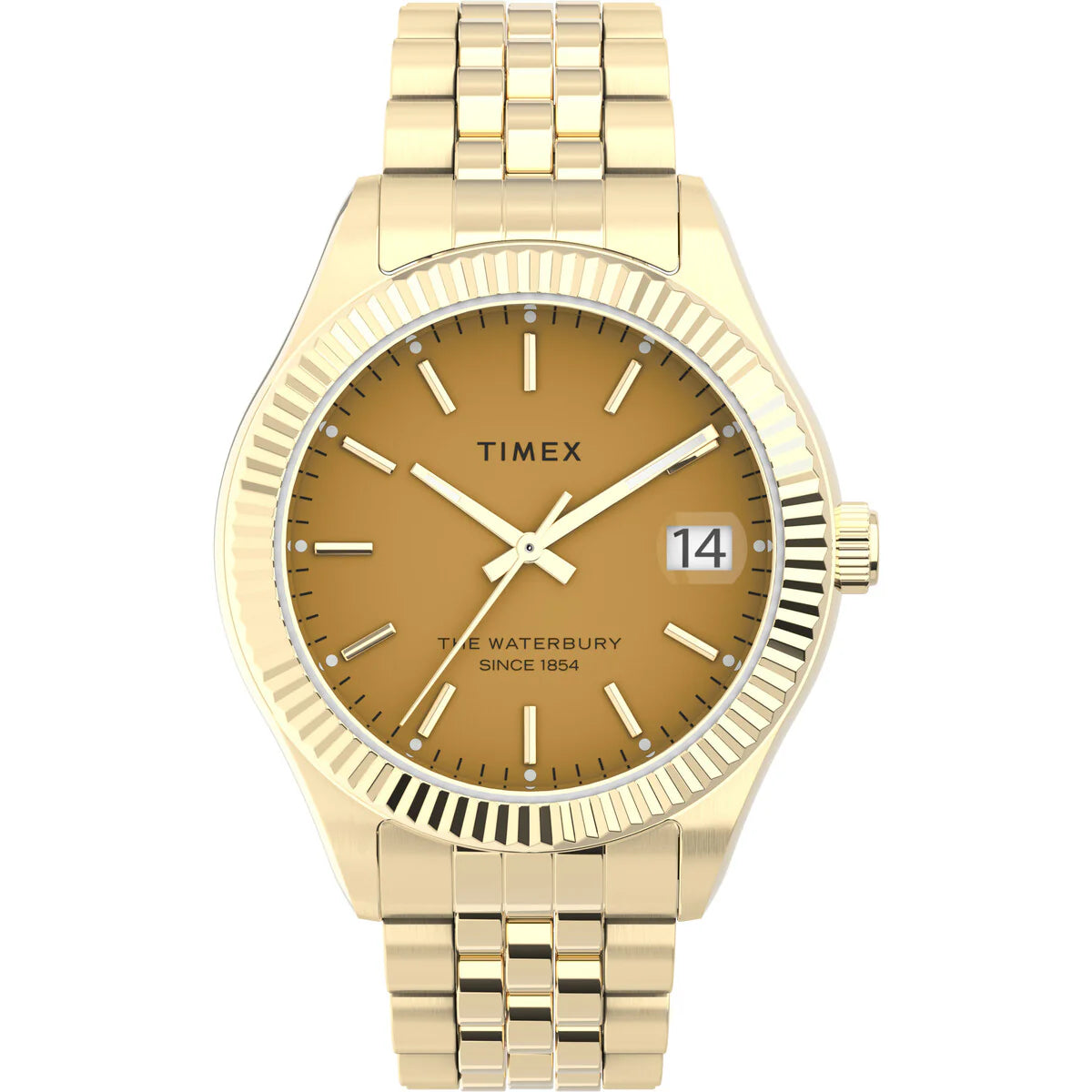 Timex Trend Waterbury Orange Dial Analog Women's Watch - TW2V31800UJ
