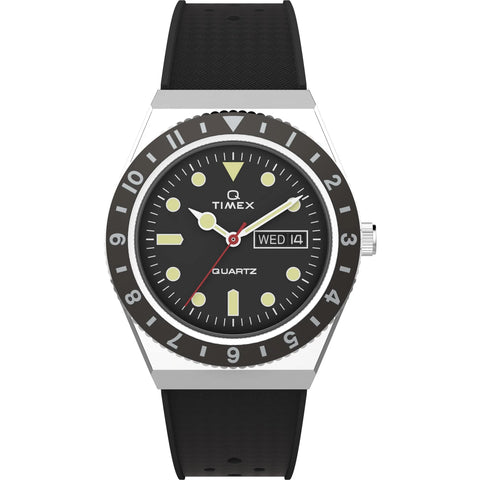 Timex Q Black Round Dial Analog Men's Watch - TW2V32000U9 - Buy Now at Sai Creations Watches