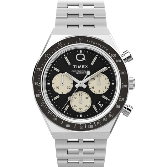 TW2V42600UJ Q Timex | Chronograph  Stainless Steel Bracelet Watch (MEN)