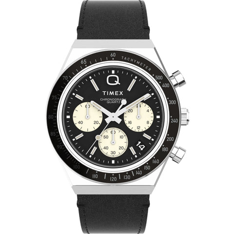 Timex Q Black Round Dial Analog Men's Watch - TW2V42700U9 - Buy Now at Sai Creations Watches