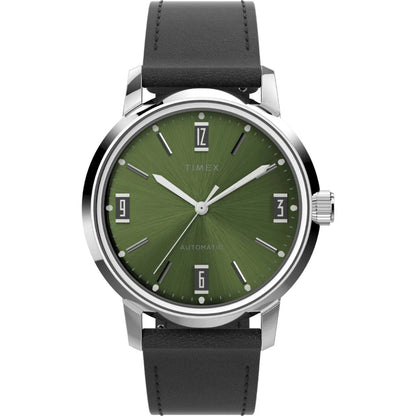 TW2V44600U9 Timex | Green Analog Round Stainless Steel Dial