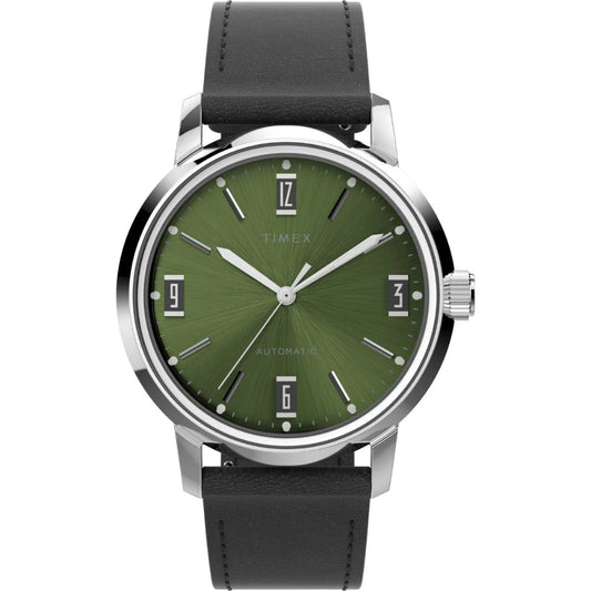 TW2V44600U9  Green Analog Round Stainless Steel Dial