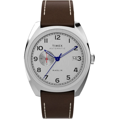 Timex Silver-Tone Stainless Steel Round Dial Mechanical Men's Watch - TW2V62000U9 - Buy Now at Sai Creations Watches