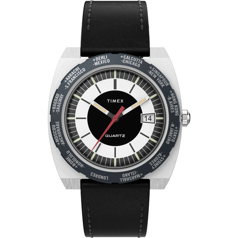 Timex Black Tonneau 39MM Dial Analog Men's Watch - TW2V69500U9 - Buy Now at Sai Creations Watches