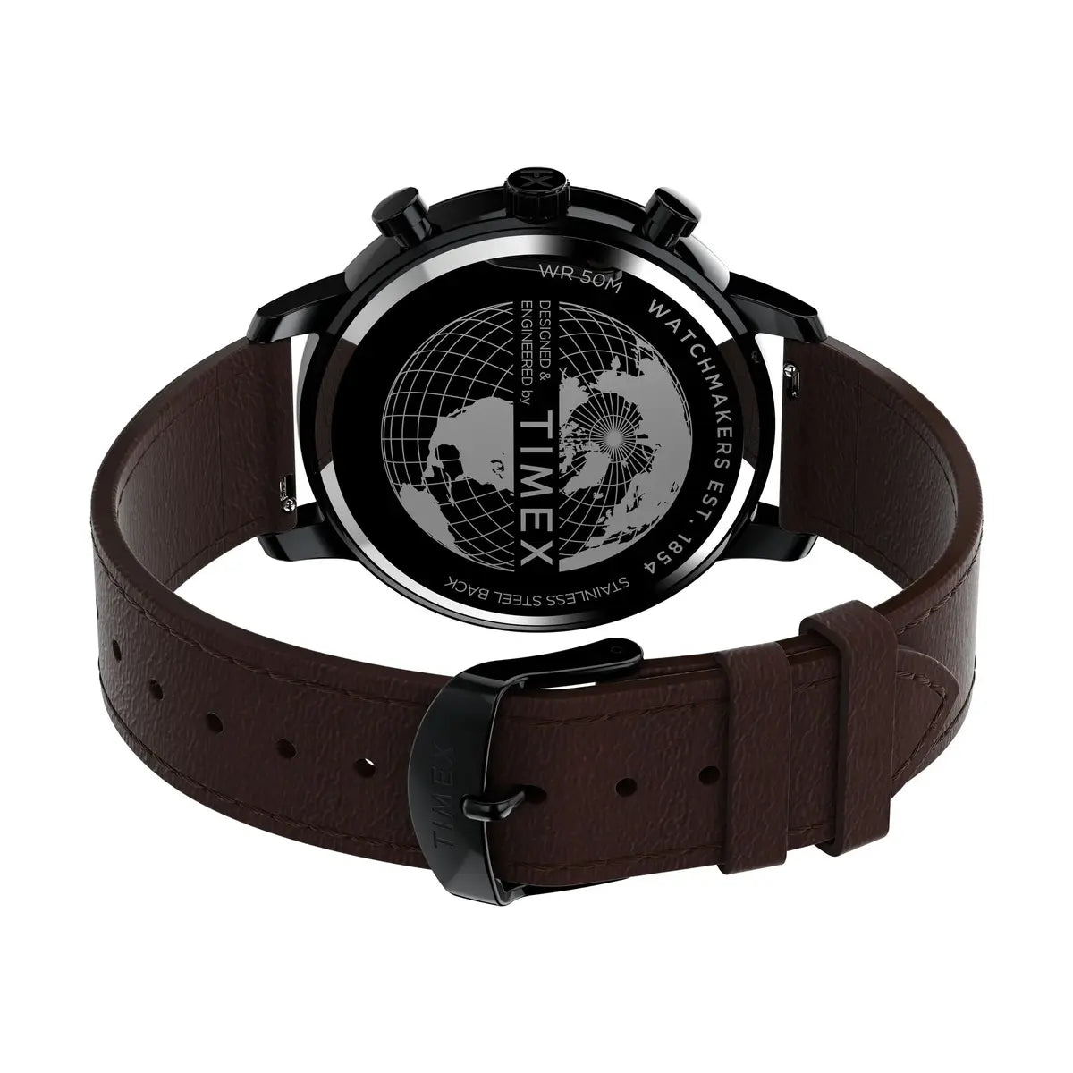 Timex Trend Black Round Analog Men's Watch - TW2W13200UJ