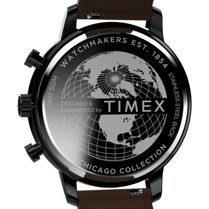 Timex Trend Black Round Analog Men's Watch - TW2W13200UJ