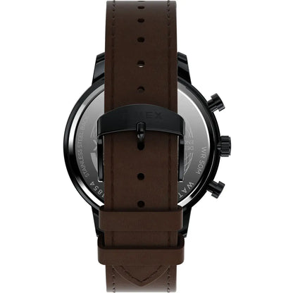 Timex Trend Black Round Analog Men's Watch - TW2W13200UJ