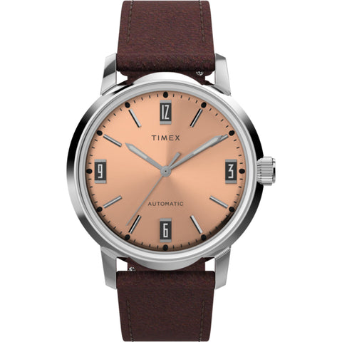 TW2W33800U9 Marlin Automatic Analog Leather Strap Watch - Buy Now at Sai Creations Watches