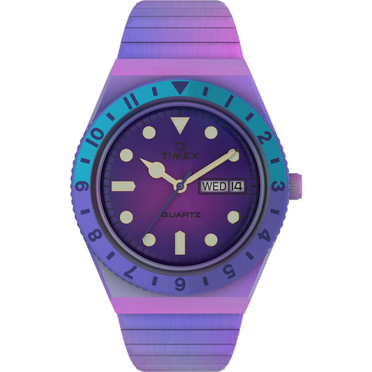 TW2W41100UJ Q Timex Stainless Steel  Band Watch (Women)