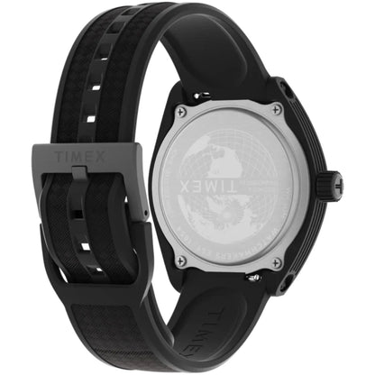 Timex Quartz Black Dial Analog Resin Unisex Watch TW2W42100UJ
