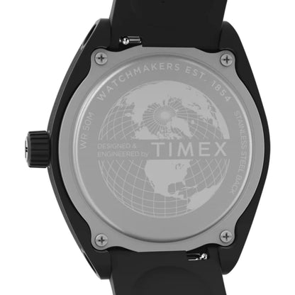 Timex Quartz Black Dial Analog Resin Unisex Watch TW2W42100UJ