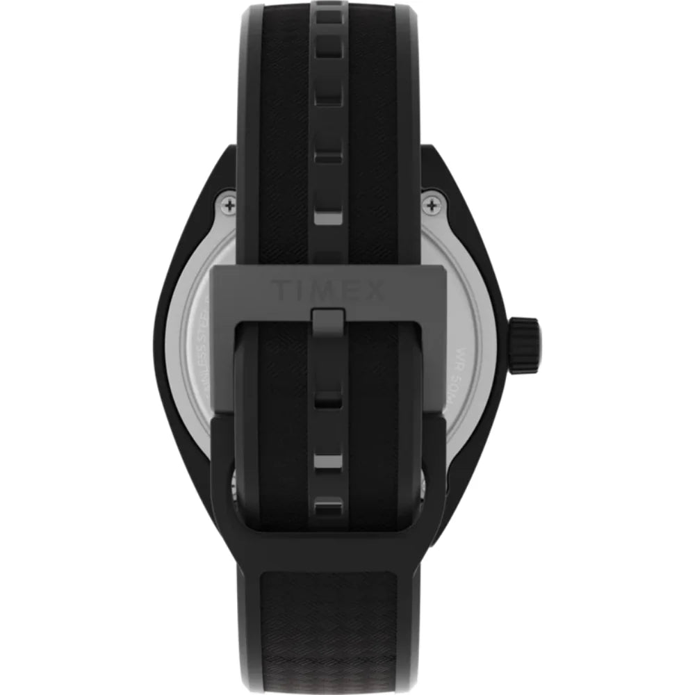 Timex Quartz Black Dial Analog Resin Unisex Watch TW2W42100UJ