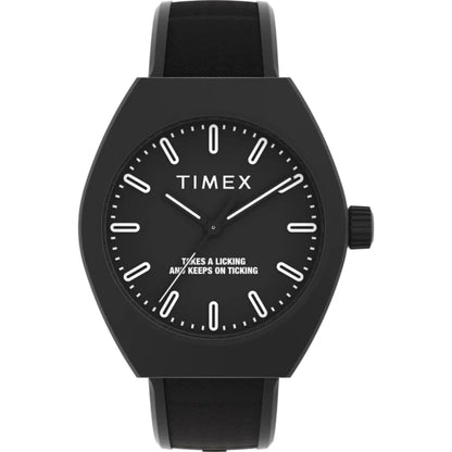 Timex Quartz Black Dial Analog Resin Unisex Watch TW2W42100UJ
