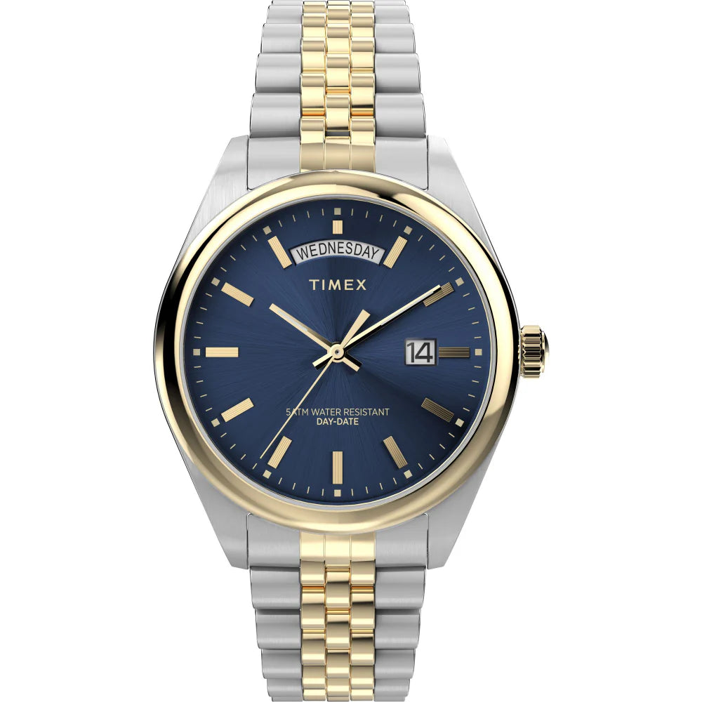Timex Quartz Blue Dial Analog Stainless Steel Men's Watch TW2W42600UJ