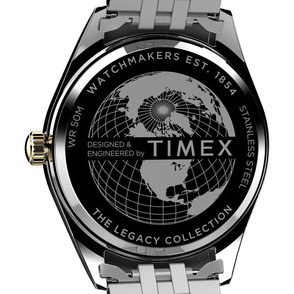 Timex Quartz Green Dial Analog Stainless Steel Men's Watch TW2W42800UJ