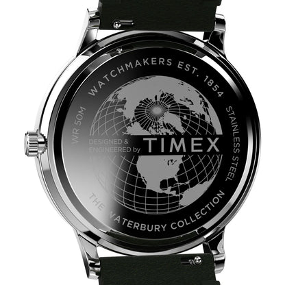 Timex Waterbury Roman Numerals Green Dial Men's Watch - TW2W50500UJ