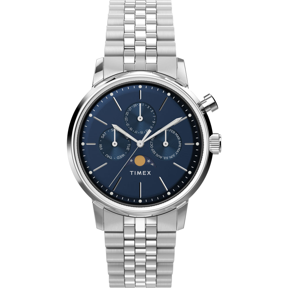 TW2W51300UJ Marlin Moon Phase  Stainless Steel Bracelet Watch