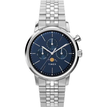 TW2W51300UJ Marlin Moon Phase  Stainless Steel Bracelet Watch