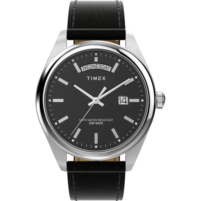 Timex Trend Men Black Round Dial Analog Watch - TW2W57400UJ