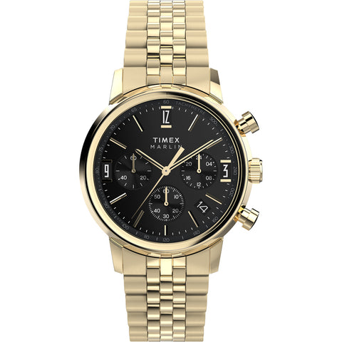 TW2W59900 Timex | Golden Marlin Quartz Chronograph 40mm Watch (Men) - Buy Now at Sai Creations Watches