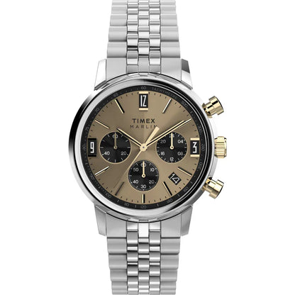 Timex Marlin Champagne Analog Stainless steel Men's Watch - TW2W60100UJ