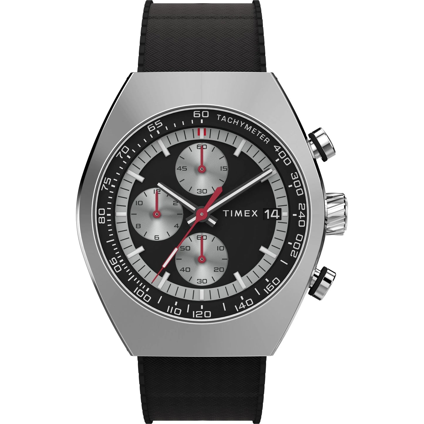 Timex Trend Men Black Tonneau Dial Analog Watch - TW2W64500UJ