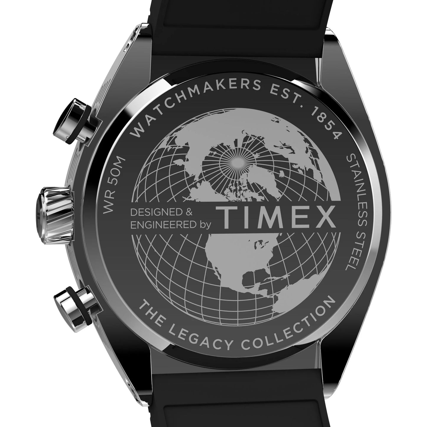 Timex Trend Men Black Tonneau Dial Analog Watch - TW2W64500UJ