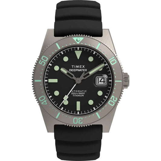 Timex Deepwater Black Dial Analog Automatic Men's Watch TW2W73800UJ