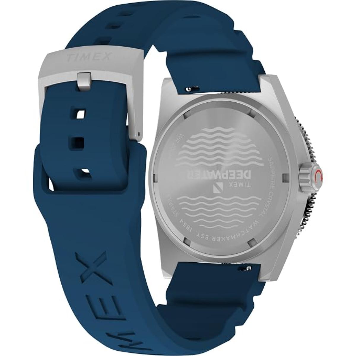 Timex Deepwater Blue Round Dial Analog Men's Watch TW2W74600UJ