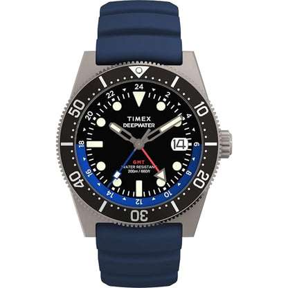 Timex Quartz Black Dial Analog Rubber Strap Men's Watch TW2W75100UJ
